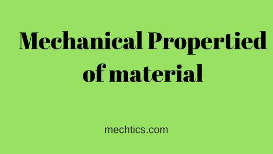 Definition of mechanical properties of materials - Mechtics : Mechtics